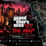GTA 6 map showing Leonida and Vice City