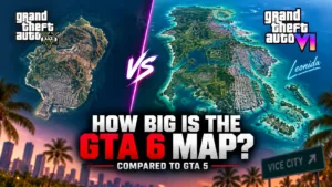 GTA 6 map size compared to GTA 5