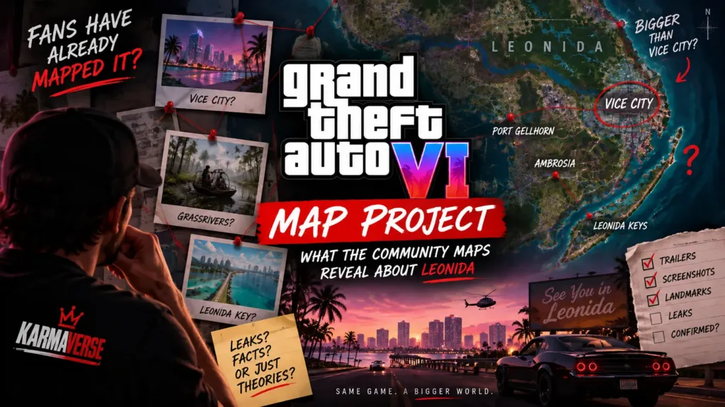 GTA 6 Map Project: Community Mapping of Leonida | KarmaVerse