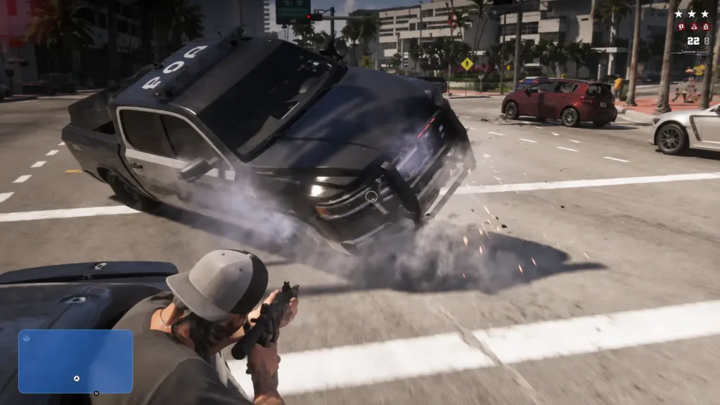 GTA 6 police chase and Criminal Profile system