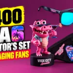GTA 6 collector's edition featuring the Vice City Collection and Goodtime State collectibles