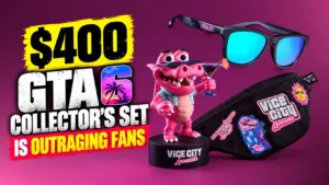 GTA 6 collector's edition featuring the Vice City Collection and Goodtime State collectibles