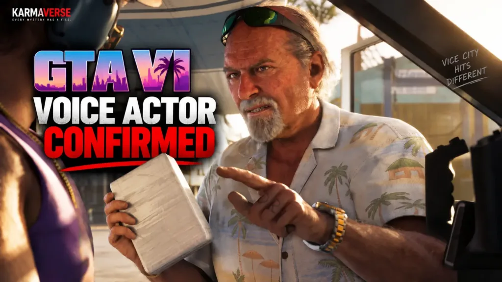 GTA 6 voice actor confirmed - Brian Heder character graphic featuring Stephen Root announcement