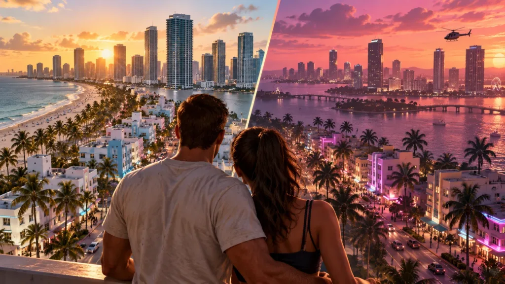 Is GTA 6 set in Miami? A visual comparison of Miami and GTA 6 Vice City