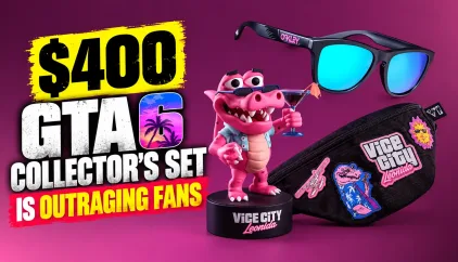GTA 6 collector's edition featuring the Vice City Collection and Goodtime State collectibles